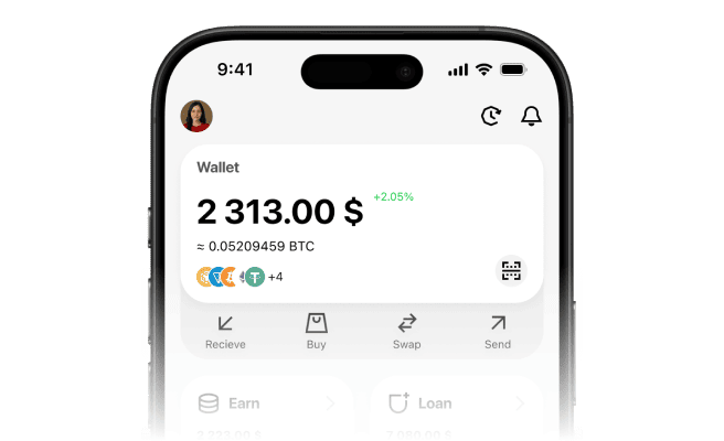 Cropty Wallet on iOS