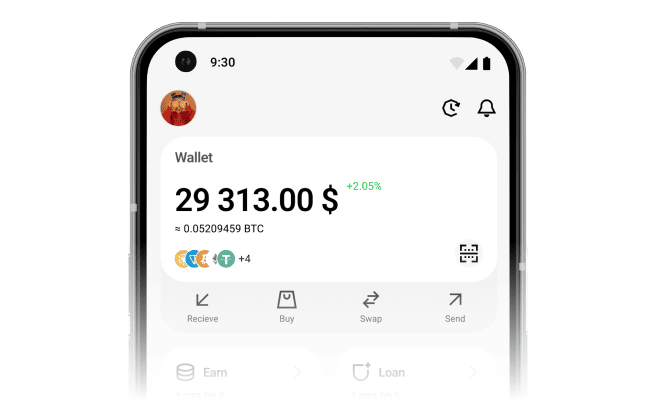 Cropty Wallet on Android